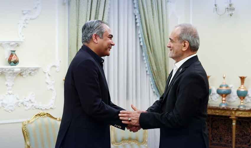 Mohsin Naqvi meets Iran President Pezeshkian Mohsin Naqvi meets Iran President Pezeshkian