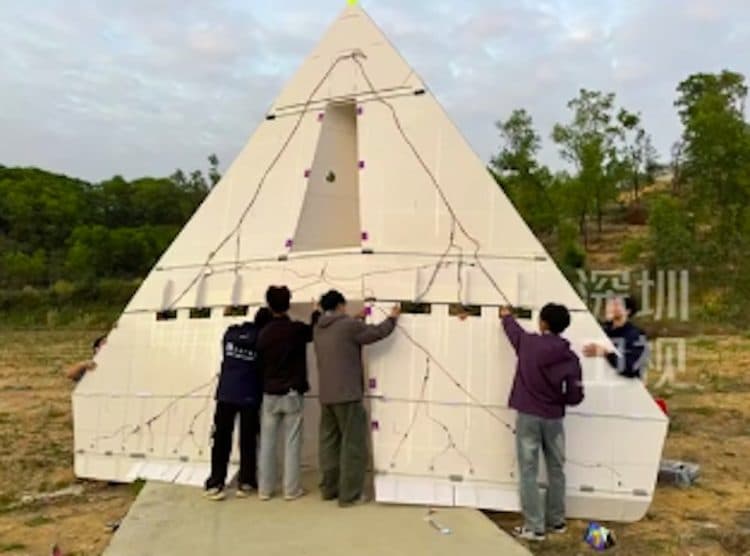 High school pupils set record with giant remote-controlled paper aircraft (Courtesy: File) High school pupils set record with giant remote-controlled paper aircraft (Courtesy: File)