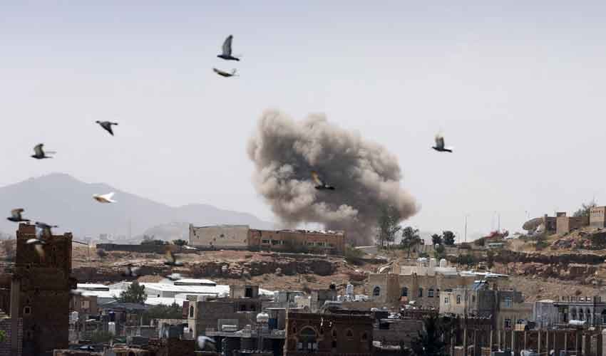 Saudi-led coalition says it strikes Houthi targets in Yemen's Hodeidah Saudi-led coalition says it strikes Houthi targets in Yemen's Hodeidah