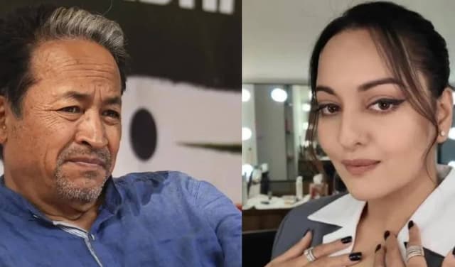 Sonakshi Sinha backs Wangchuk after police remove him from hunger strike Sonakshi Sinha backs Wangchuk after police remove him from hunger strike