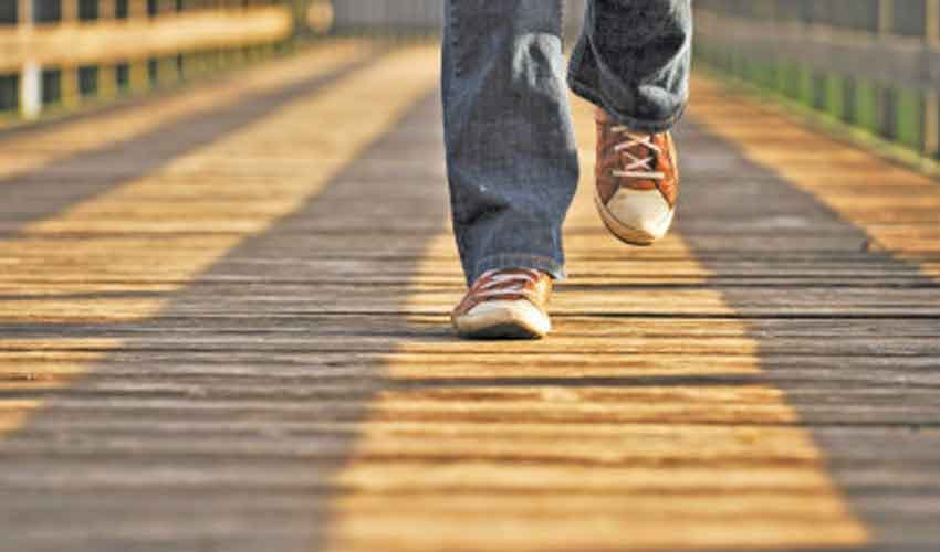 Regular walking associated with lower risk of death, heart disease (Courtesy: File) Regular walking associated with lower risk of death, heart disease (Courtesy: File)