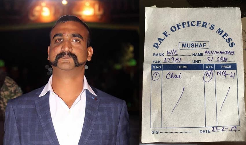 Abhinandan India Pakistan tea Feb 27 Abhinandan India Pakistan tea Feb 27