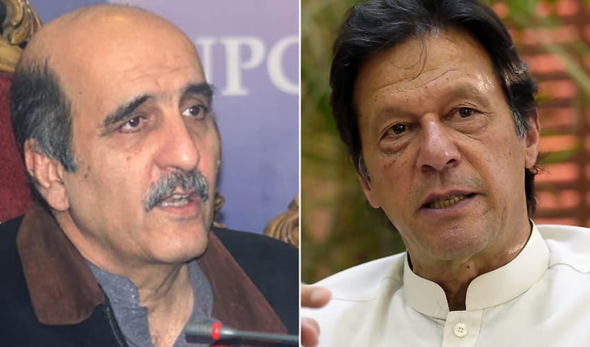 Akbar S Babr and Imran Khan Akbar S Babr and Imran Khan