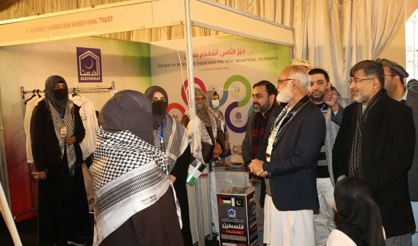Alkhidmat Women Wing Trust organises Gaza Bazar in Lahore for solidarity and fundraising – File Alkhidmat Women Wing Trust organises Gaza Bazar in Lahore for solidarity and fundraising – File