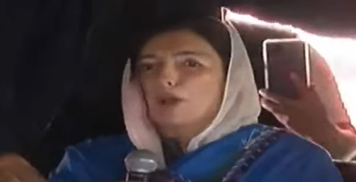 Aseefa Bhutto vows to continue struggle for masses – screengrab Aseefa Bhutto vows to continue struggle for masses – screengrab