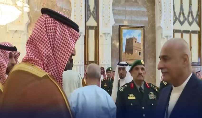 Ayaz Sadiq, others attend royal luncheon hosted by MBS (Courtesy: Online) Ayaz Sadiq, others attend royal luncheon hosted by MBS (Courtesy: Online)