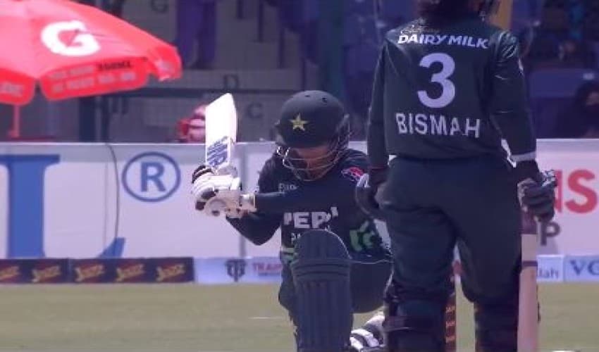 Pakistan Women bundled out for 223 against West Indies Women in second ODI – screengrab Pakistan Women bundled out for 223 against West Indies Women in second ODI – screengrab
