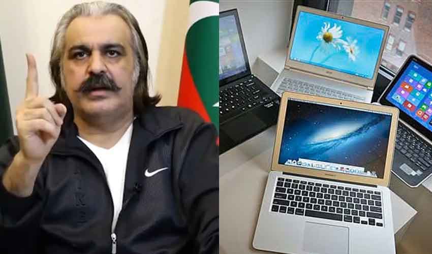 CM Gandapur's laptop scheme CM Gandapur's laptop scheme