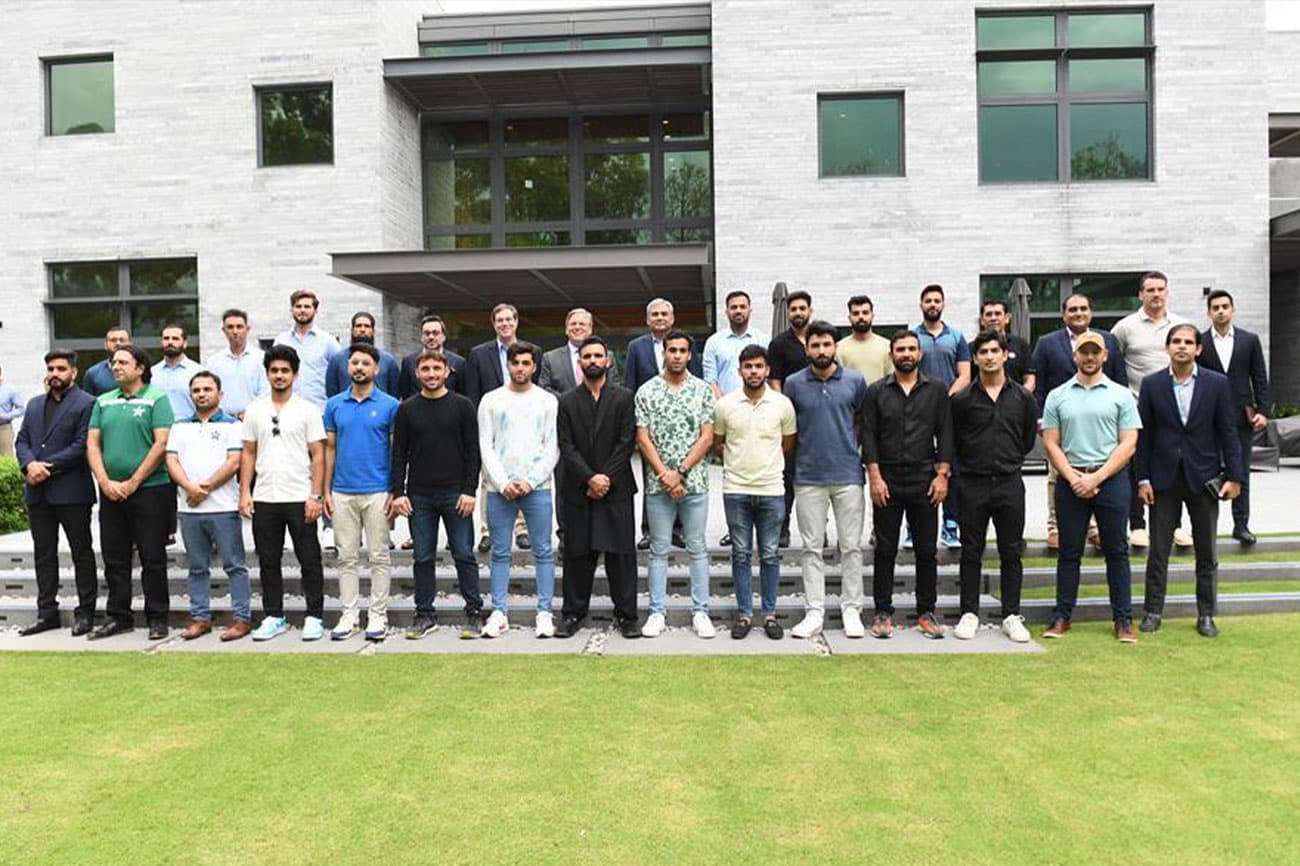 Cricket Team in US Embassy - File Photo Cricket Team in US Embassy - File Photo