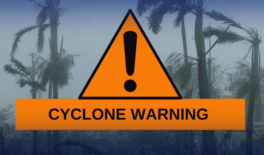 cyclone warning cyclone warning