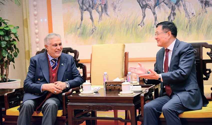 Ishaq Dar in Beijing Ishaq Dar in Beijing