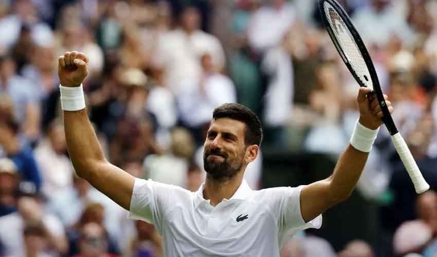 Djokovic in Wimbledon quarter-finals Djokovic in Wimbledon quarter-finals