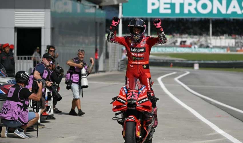 Ducati's Bastianini AFP Ducati's Bastianini AFP