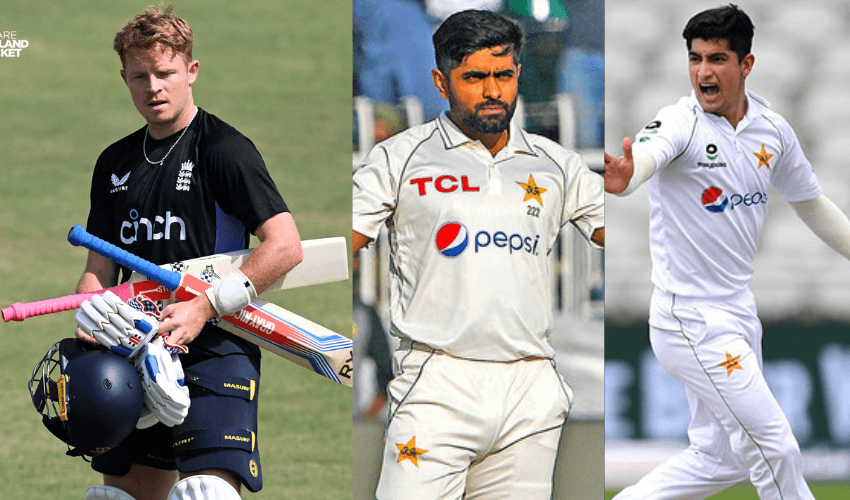 England and Pakistani players England and Pakistani players