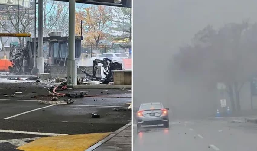 Explosion rocks US Canada border Explosion rocks US Canada border