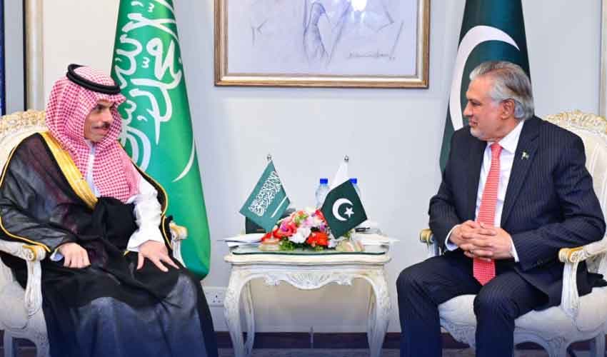 Saudi foreign minister contacts Ishaq Dar over Pak-India regional concerns (Courtesy: Online) Saudi foreign minister contacts Ishaq Dar over Pak-India regional concerns (Courtesy: Online)