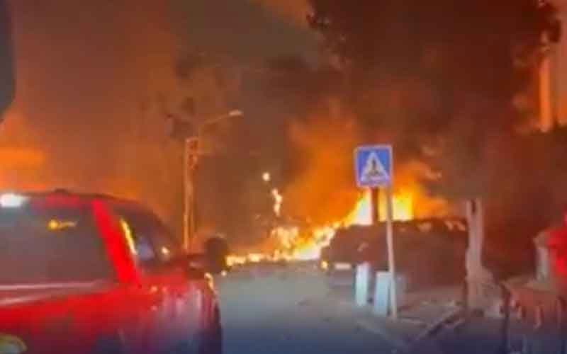 Iran launches second attack on Israel within hours; dozens of drones fired (Courtesy: Online) Iran launches second attack on Israel within hours; dozens of drones fired (Courtesy: Online)
