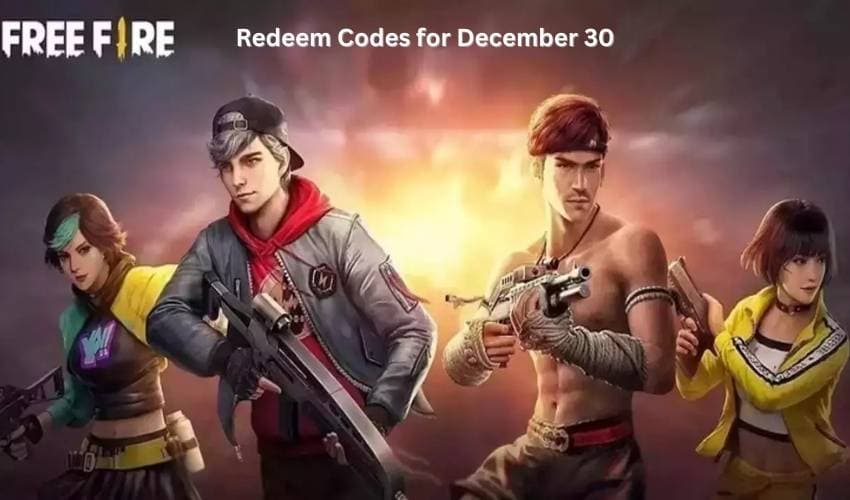 Free Fire Redeem Codes December 30 Free Fire Redeem Codes December 30