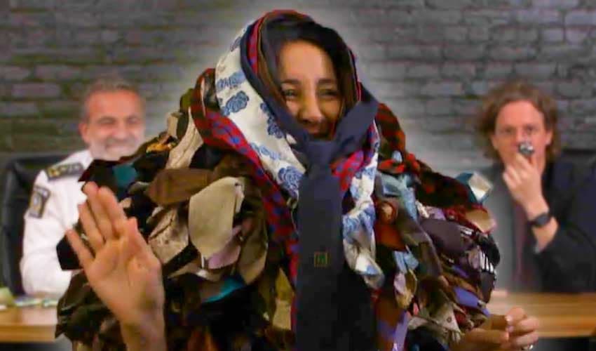 Politician sets record by wearing 360 neckties (Courtesy: Guinness World Records) Politician sets record by wearing 360 neckties (Courtesy: Guinness World Records)