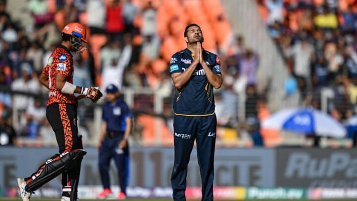 Gujarat Titans power to victory against Sunrisers Hyderabad – AFP Gujarat Titans power to victory against Sunrisers Hyderabad – AFP
