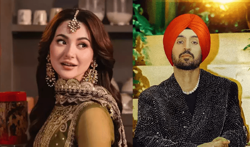 Hania Amir and Diljit Dosanjh Hania Amir and Diljit Dosanjh