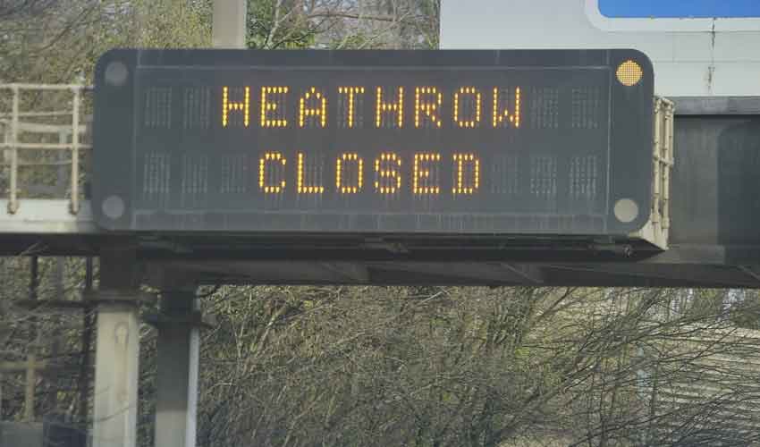Heathrow Airport closed Heathrow Airport closed