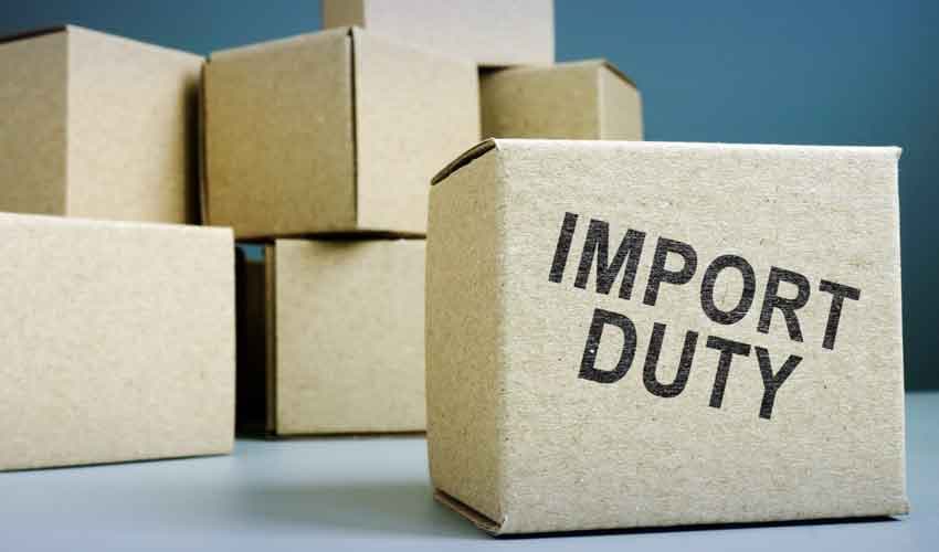 Import duty and taxes decrease Import duty and taxes decrease