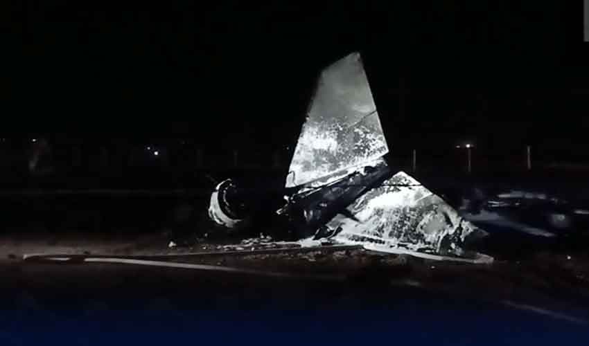 IAF’s Jaguar jet crashes in Gujarat (Courtesy: Online) IAF’s Jaguar jet crashes in Gujarat (Courtesy: Online)