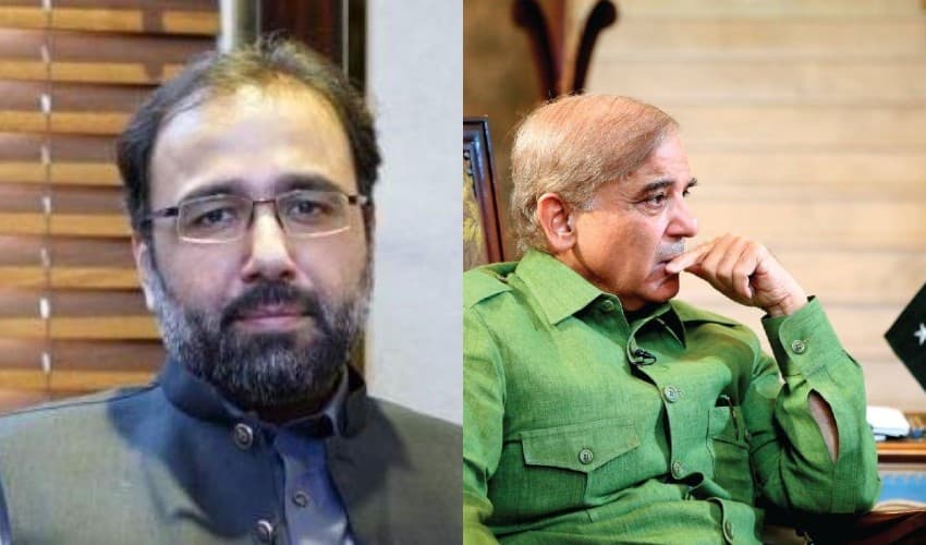 From left to right: Chaudhry Salik Hussain and Shehbaz Sharif – Files From left to right: Chaudhry Salik Hussain and Shehbaz Sharif – Files