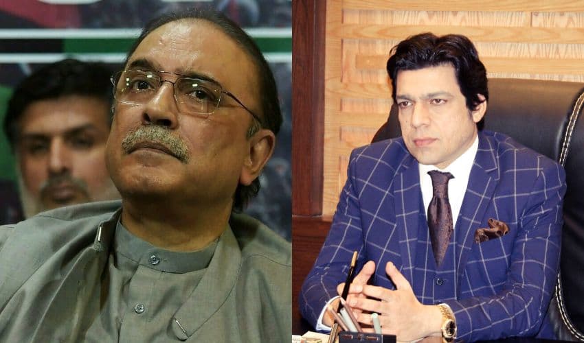 From left to right: Asif Ali Zardari and Faisal Vawda – Files From left to right: Asif Ali Zardari and Faisal Vawda – Files