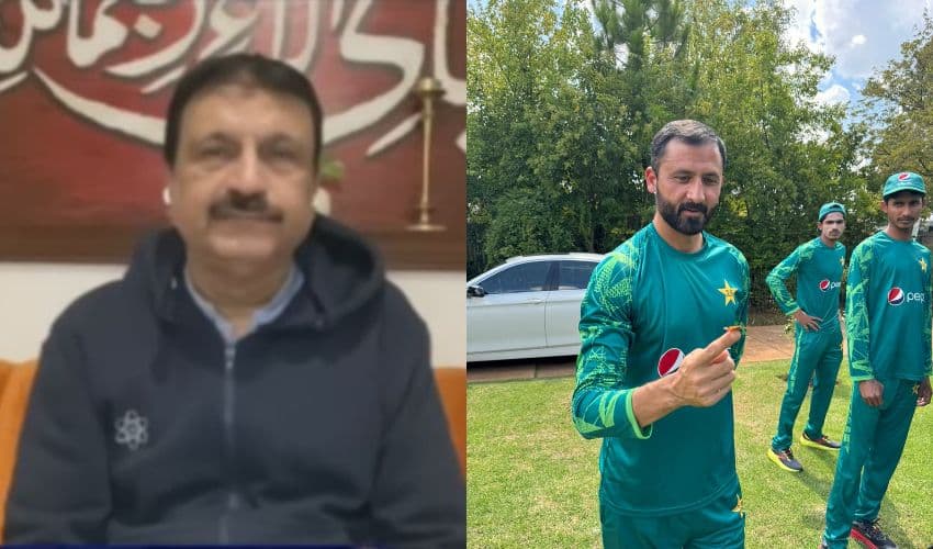 From left to right: Mirza Iqbal Baig and Junaid Khan – Files From left to right: Mirza Iqbal Baig and Junaid Khan – Files
