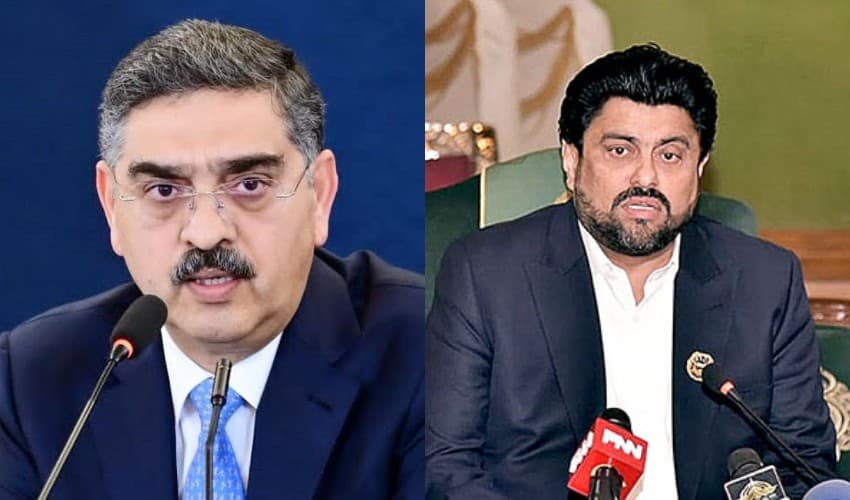 From left to right: PM Kakar and Kamran Tessori – Files From left to right: PM Kakar and Kamran Tessori – Files