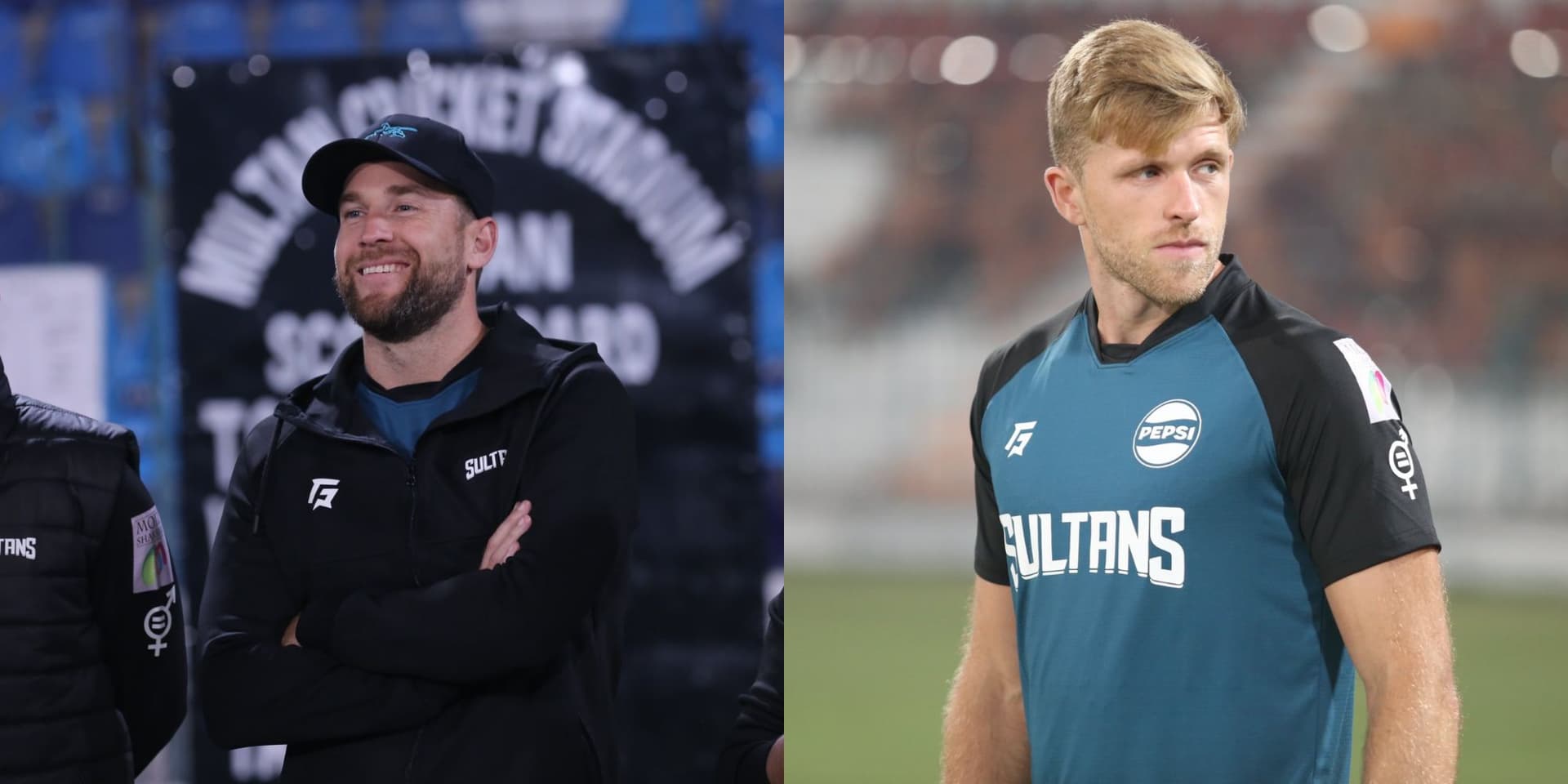 From left to right: David Malan and David Willey – @MultanSultans From left to right: David Malan and David Willey – @MultanSultans