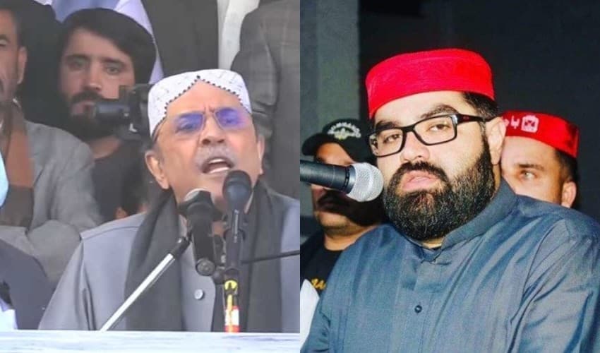 From left to right: Asif Ali Zardari and Aimal Wali Khan – Files From left to right: Asif Ali Zardari and Aimal Wali Khan – Files
