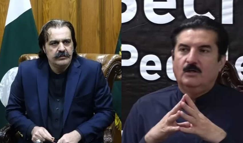 From left to right: CM Ali Amin Gandapur and newly-appointed KP Governor Faisal Karim Kundi – Files From left to right: CM Ali Amin Gandapur and newly-appointed KP Governor Faisal Karim Kundi – Files