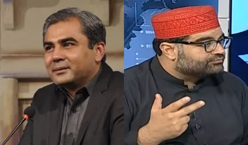 Naqvi, Aimal exchange views on Kurram firing incident on govt vehicles (Courtesy: Online) Naqvi, Aimal exchange views on Kurram firing incident on govt vehicles (Courtesy: Online)