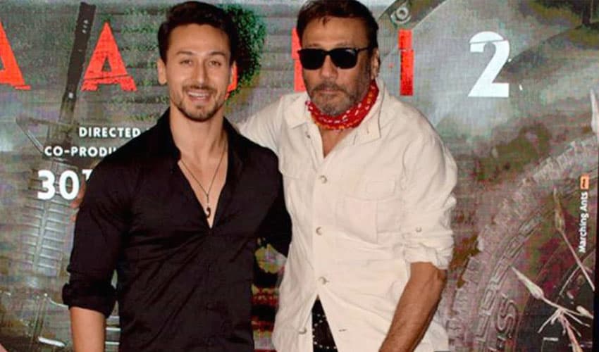 Jackie Shroff and Tiger SHroff Jackie Shroff and Tiger SHroff