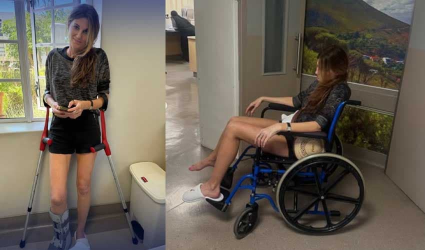 Jemima Goldsmith injured Jemima Goldsmith injured