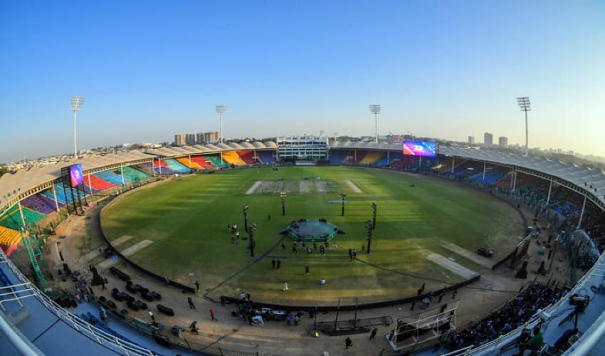 Karachi stadium handed over to ICC as Champions Trophy to start from Feb 19 (Courtesy: Online) Karachi stadium handed over to ICC as Champions Trophy to start from Feb 19 (Courtesy: Online)