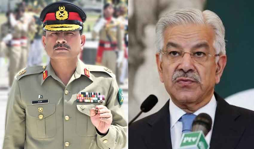 Khawaja Asif on Asim Munir Khawaja Asif on Asim Munir