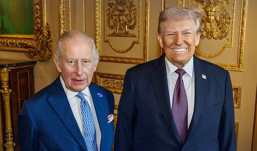 King Charles and Donald Trump King Charles and Donald Trump