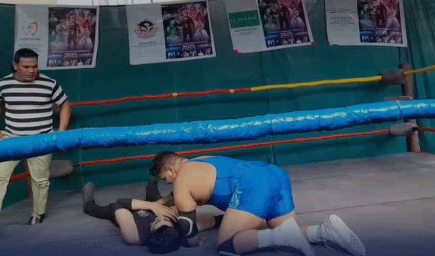 Pakistani wrestler wins international championship title after defeating Indian rival (Courtesy: Online) Pakistani wrestler wins international championship title after defeating Indian rival (Courtesy: Online)