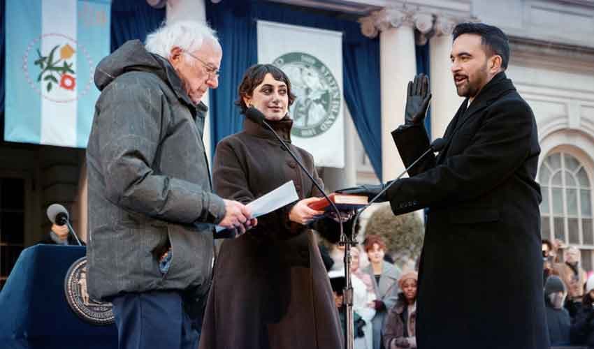 Zohran Mamdani swearing-in Zohran Mamdani swearing-in