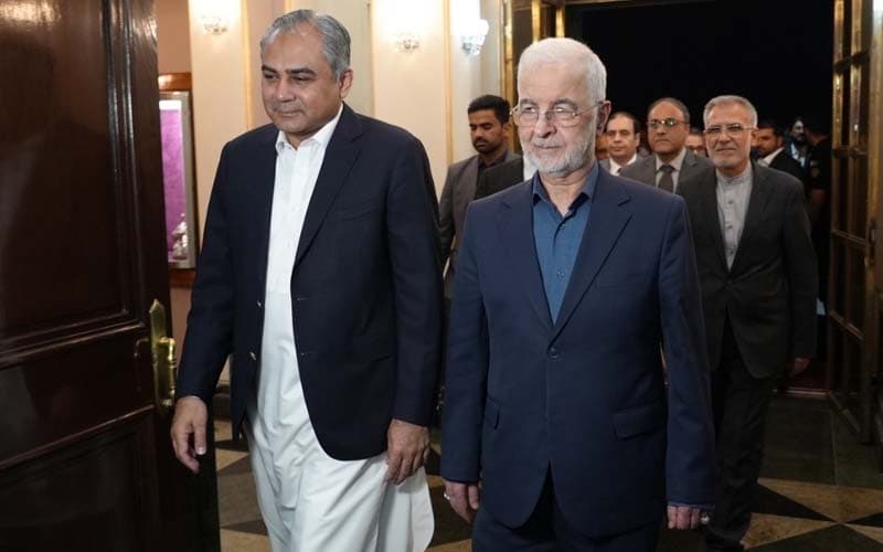 Mohsin Naqvi arrives in Tehran for high-level meetings (Courtesy: File) Mohsin Naqvi arrives in Tehran for high-level meetings (Courtesy: File)