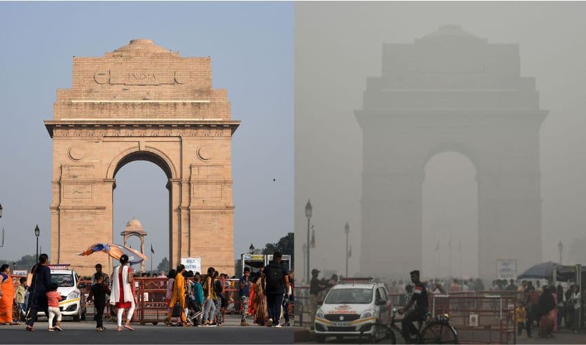 New Delhi smog New Delhi smog