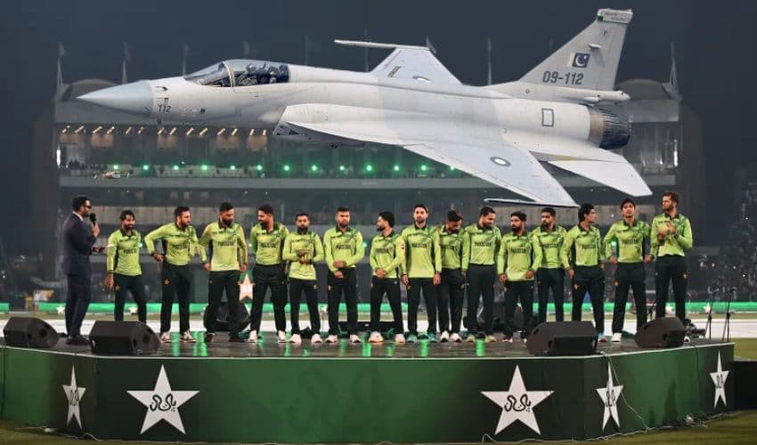 Pakistan Air Force and ICC Champions Trophy Pakistan Air Force and ICC Champions Trophy