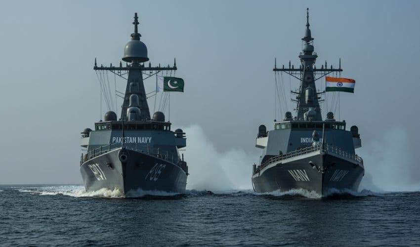 Pakistan and Indian navies Pakistan and Indian navies