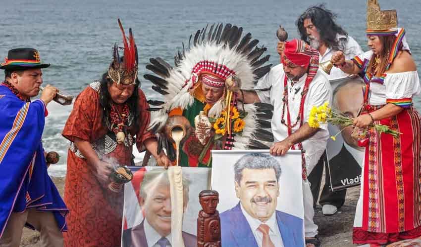 Peru shamans foretell illness for Trump Peru shamans foretell illness for Trump