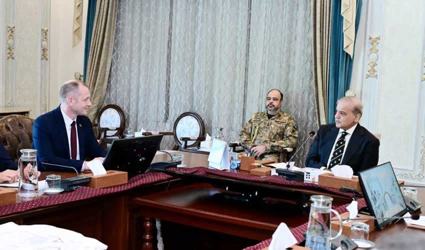 Pakistan, Belarus reaffirm commitment to bolster cooperation (Courtesy: @PakPMO) Pakistan, Belarus reaffirm commitment to bolster cooperation (Courtesy: @PakPMO)
