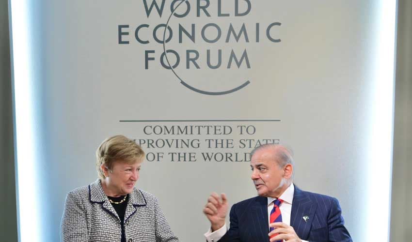 IMF chief acknowledges Pakistan’s reform efforts in meeting with Shehbaz (Courtesy: Online) IMF chief acknowledges Pakistan’s reform efforts in meeting with Shehbaz (Courtesy: Online)